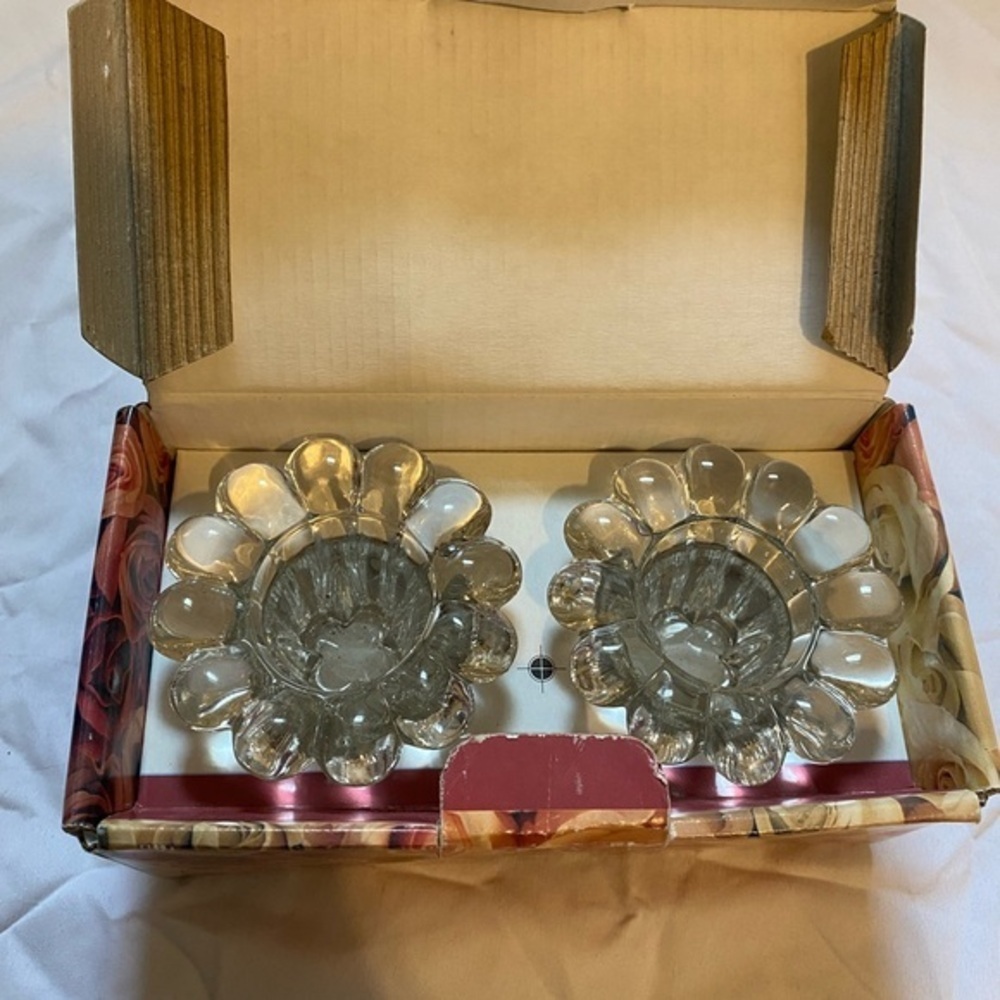 2pcs set crystal Candle Holders